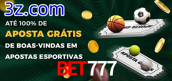 BET777 Ate 100% de Aposta Gratis