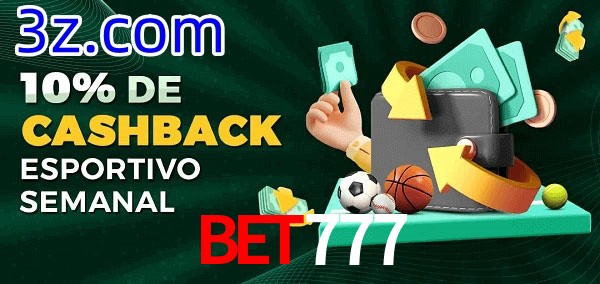 10% de bônus de cashback na BET777